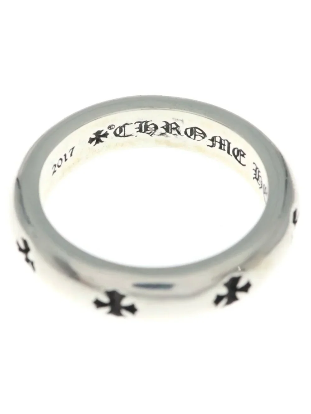 Chrome Hearts Negative CH Plus Ring Silver